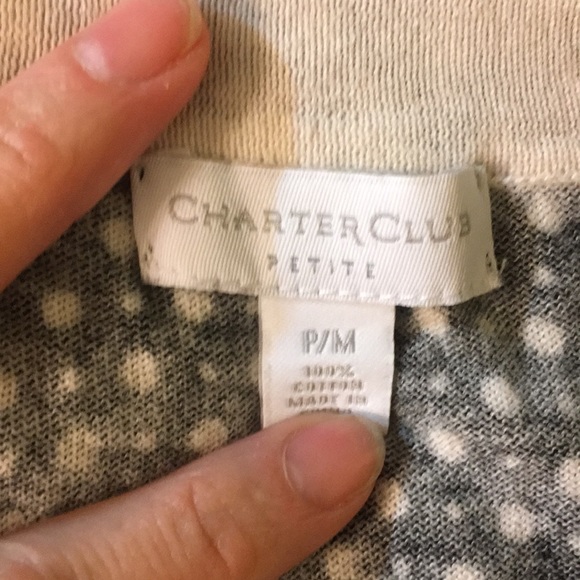 Charter Club Button Down Sweater - Picture 8 of 8